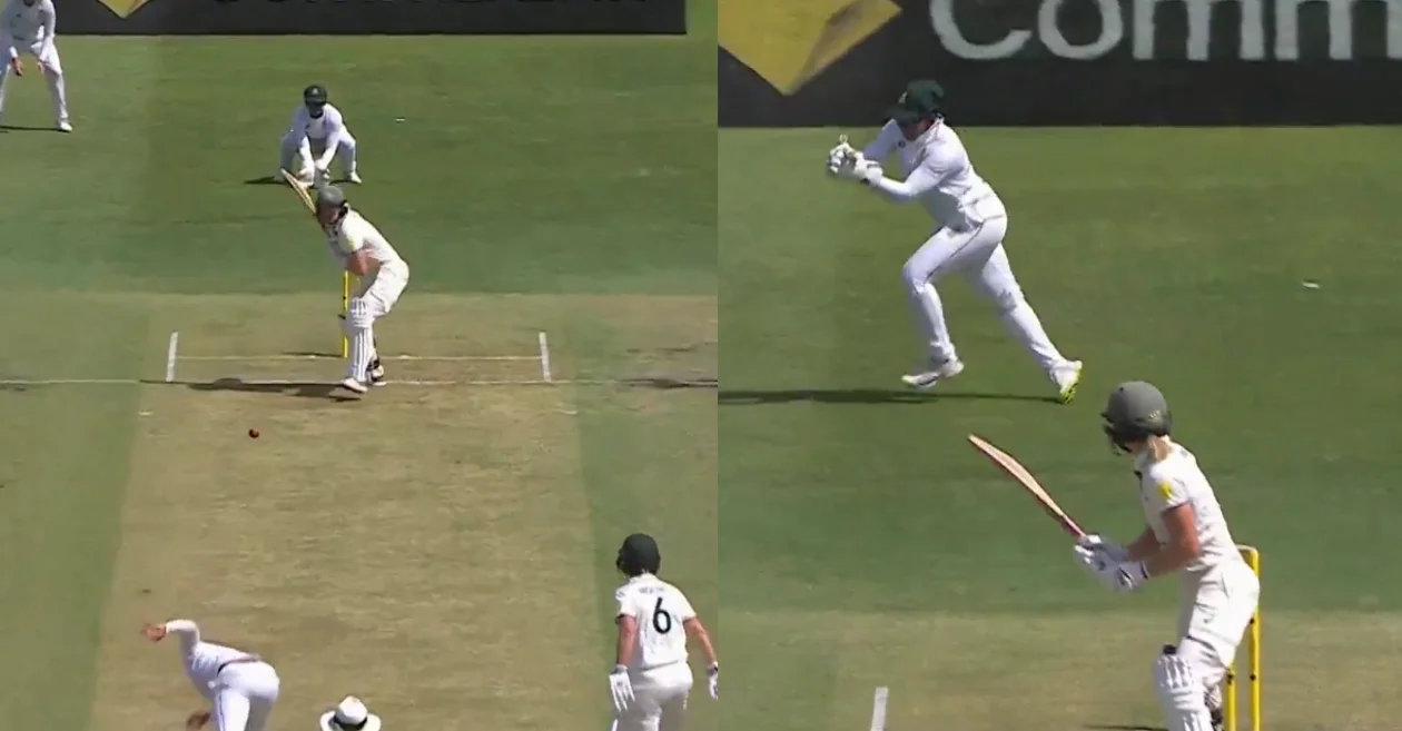 WATCH: Masabata Klaas bowls a sublime delivery to send Ellyse Perry packing in AUS-W vs SA-W Perth Test