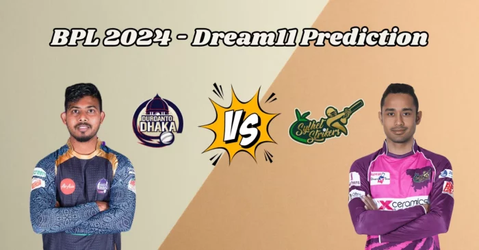 BPL 2024, DD vs SYL: Match Prediction, Dream11 Team, Fantasy Tips & Pitch Report | Durdanto Dhaka vs Sylhet Strikers