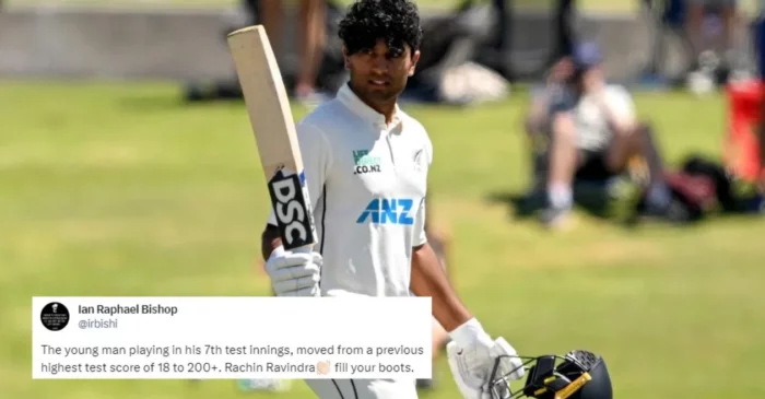 Twitter reactions: Rachin Ravindra lights up Bay Oval with maiden double century in the first NZ vs SA Test