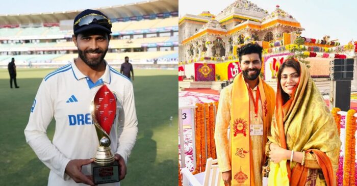 IND vs ENG: Ravindra Jadeja dedicates his ‘Player of the Match’ award from Rajkot Test to wife Rivaba Jadeja