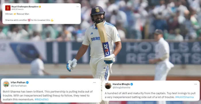 Fans and experts shower praises on Indian skipper Rohit Sharma after brilliant rescue ton against England in Rajkot Test