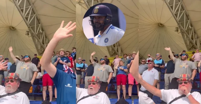 IND vs ENG [WATCH]: England’s Barmy Army playfully mocks Rohit Sharma with ‘Bye Bye Rohit’ as he falls cheaply in the Ranchi Test