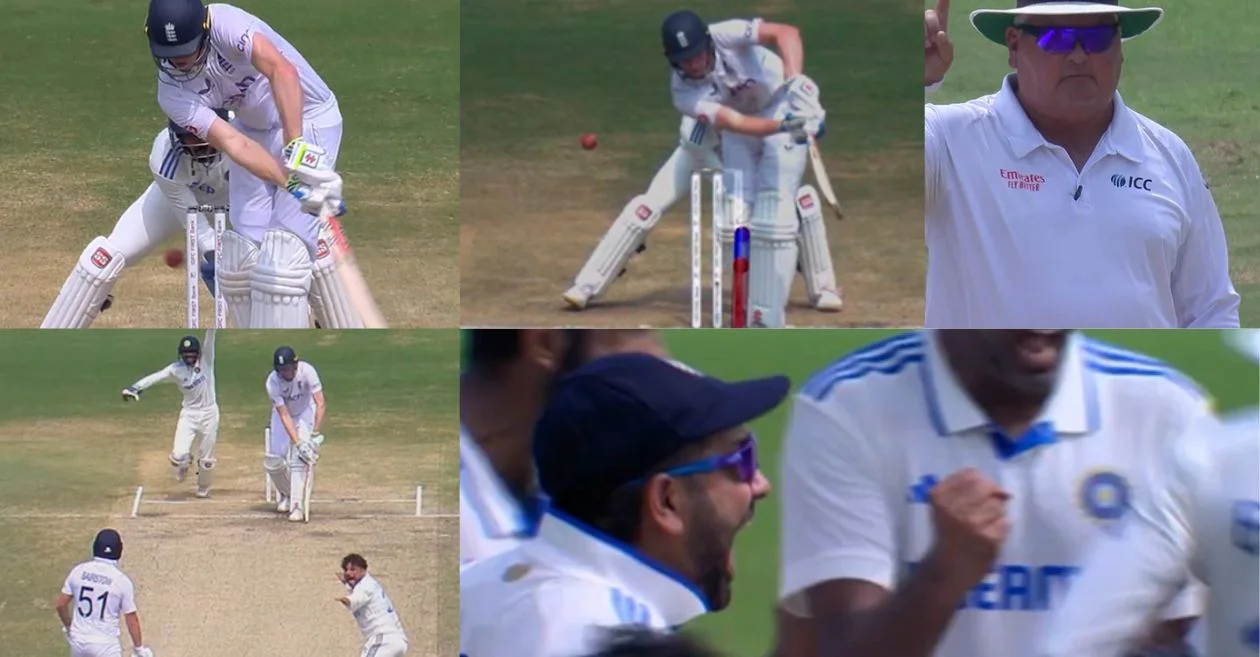 IND vs ENG [WATCH]: DRS brilliance from Rohit Sharma and Kuldeep Yadav results in Zak Crawley’s dismissal