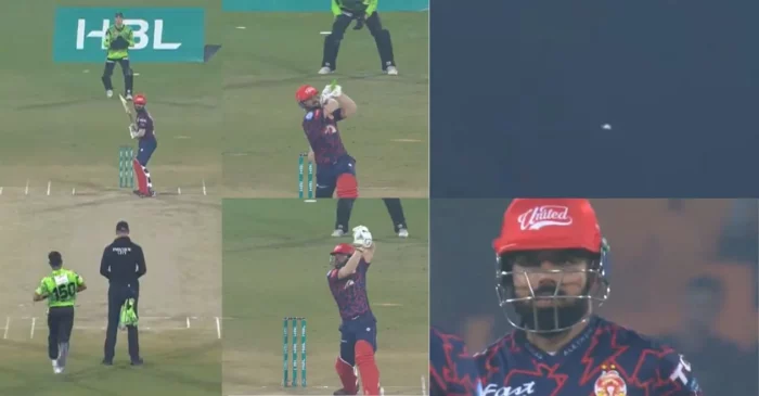 PSL 2024 [WATCH]: Shadab Khan dispatch Haris Rauf with two effortless sixes in Islamabad United win over Lahore Qalandars