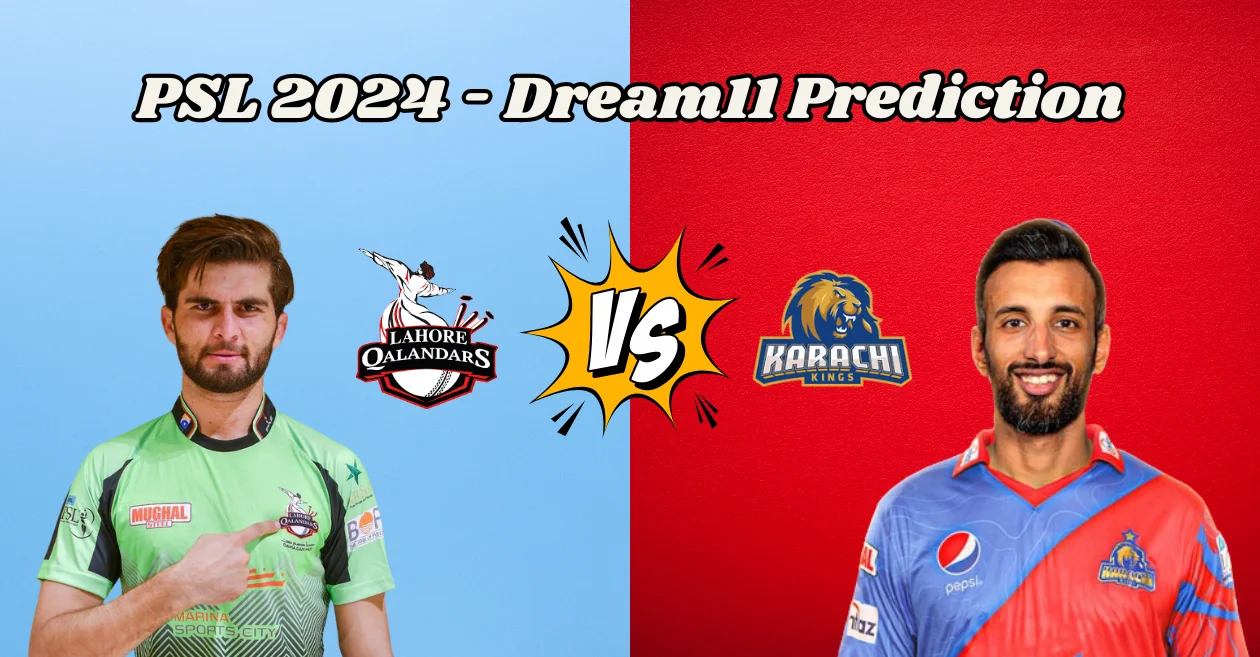 <div>PSL 2024, LAH vs KAR: Match Prediction, Dream11 Team, Fantasy Tips & Pitch Report | Lahore Qalandars vs Karachi Kings</div>