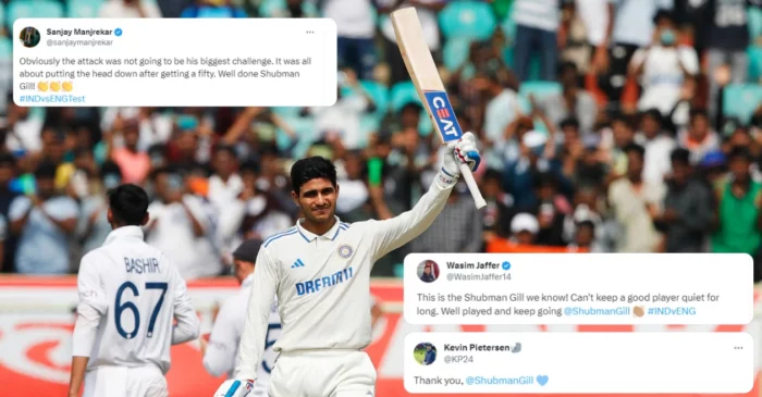 IND vs ENG: Fans and experts hail Shubman Gill for a spectacular century in the Vizag Test