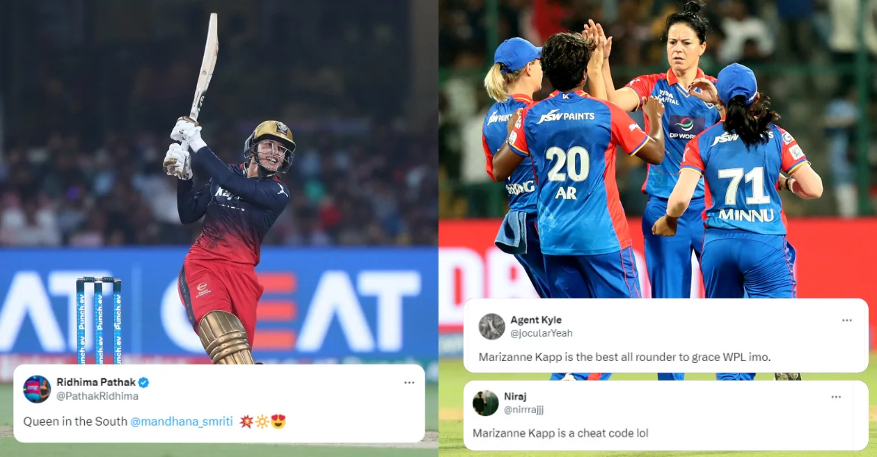 Twitter reactions: Smriti Mandhana’s blitz in vain as Marizanne Kapp’s all-round brilliance guide Delhi Capitals to victory over RCB in WPL 2024