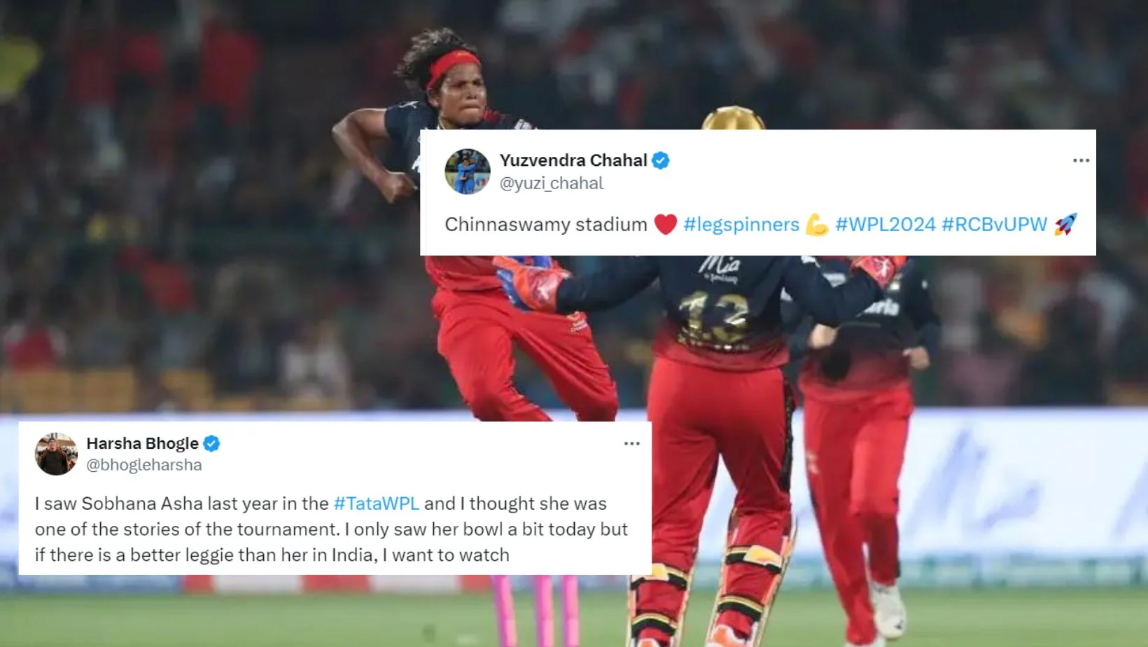 Twitter reactions: Sobhana Asha’s five-wicket haul inspires RCB’s thrilling victory over UP Warriorz in WPL 2024