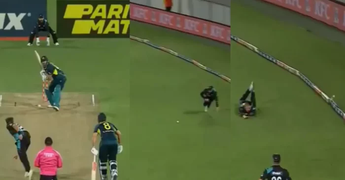 NZ vs AUS [WATCH]: Tim David finishes off in style for Australia