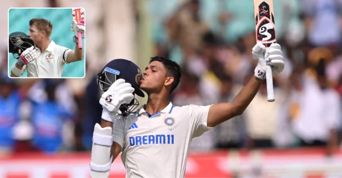 IND vs ENG [WATCH]: Yashasvi Jaiswal emulates David Warner’s leap celebration after completing his maiden double century in Vizag Test