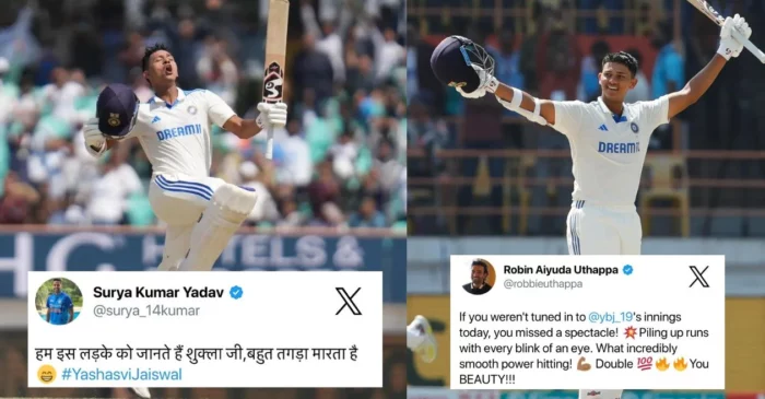 Twitter reactions: Yashasvi Jaiswal lights up Rajkot with second double century in Test cricket – IND vs ENG