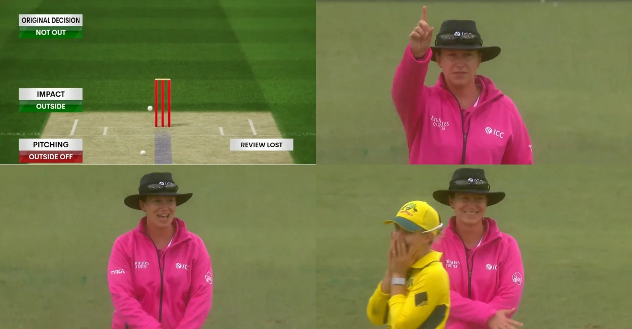 AUS-W vs SA-W [WATCH]: Players in splits as on-field umpire raises finger despite third umpire’s not out confirmation