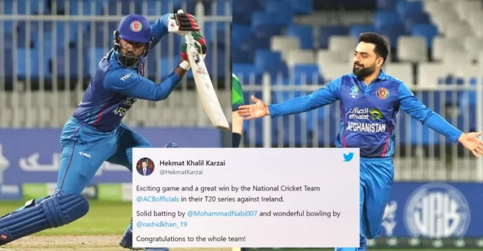 Twitter reactions: Mohammad Nabi, Rashid Khan sizzle in Afghanistan’s series-levelling win over Ireland in 2nd T20I