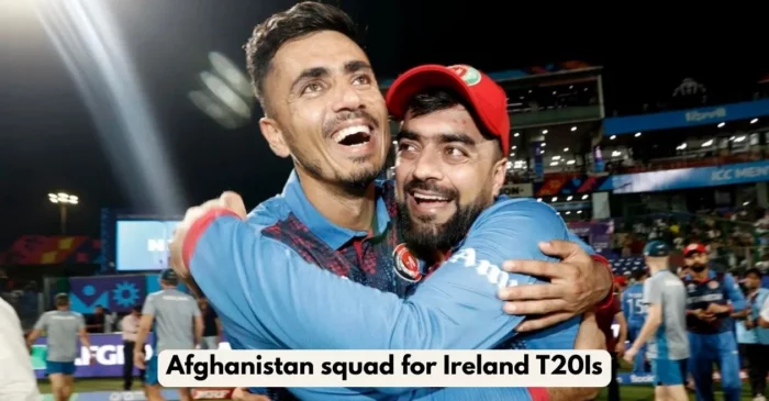 Afghanistan unveil squad for the T20I series against Ireland; Rashid Khan returns
