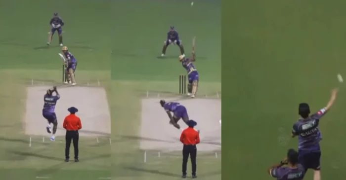 IPL 2024 [WATCH]: Manish Pandey smashes Andre Russell for a spectacular six; the KKR all-rounder gives cheeky response