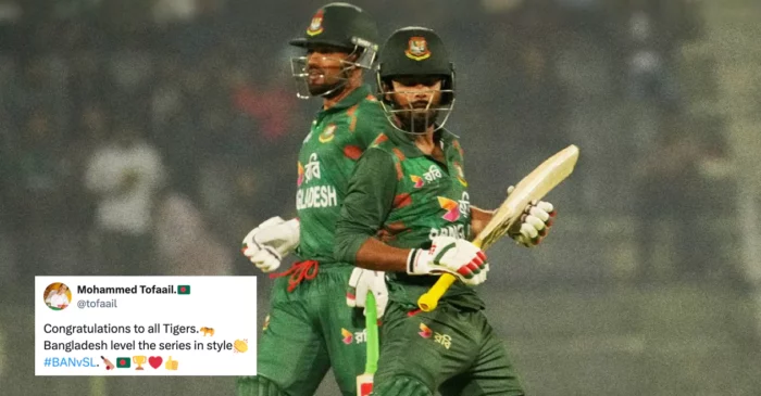 Twitter reactions: Bangladesh thrash Sri Lanka in 2nd T20I to level the series
