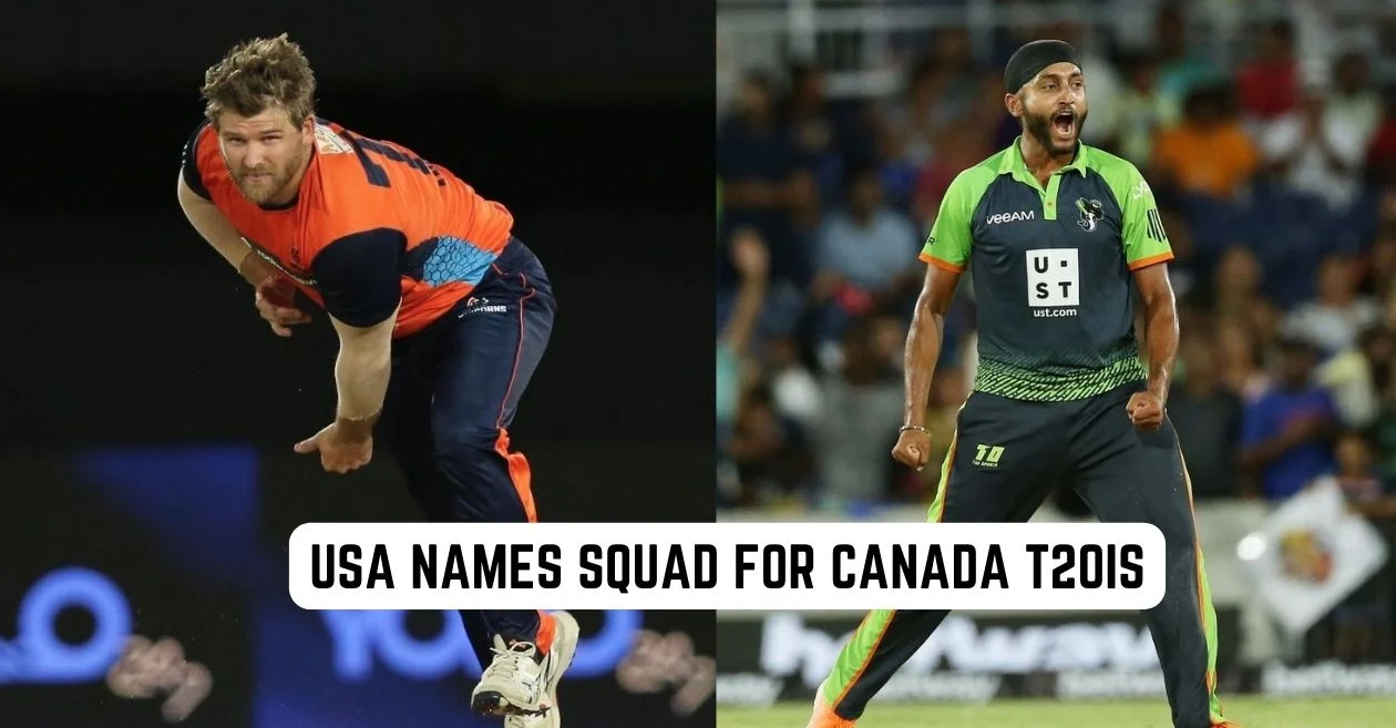 USA include Corey Anderson, Harmeet Singh in 15-member squad for T20I series against Canada