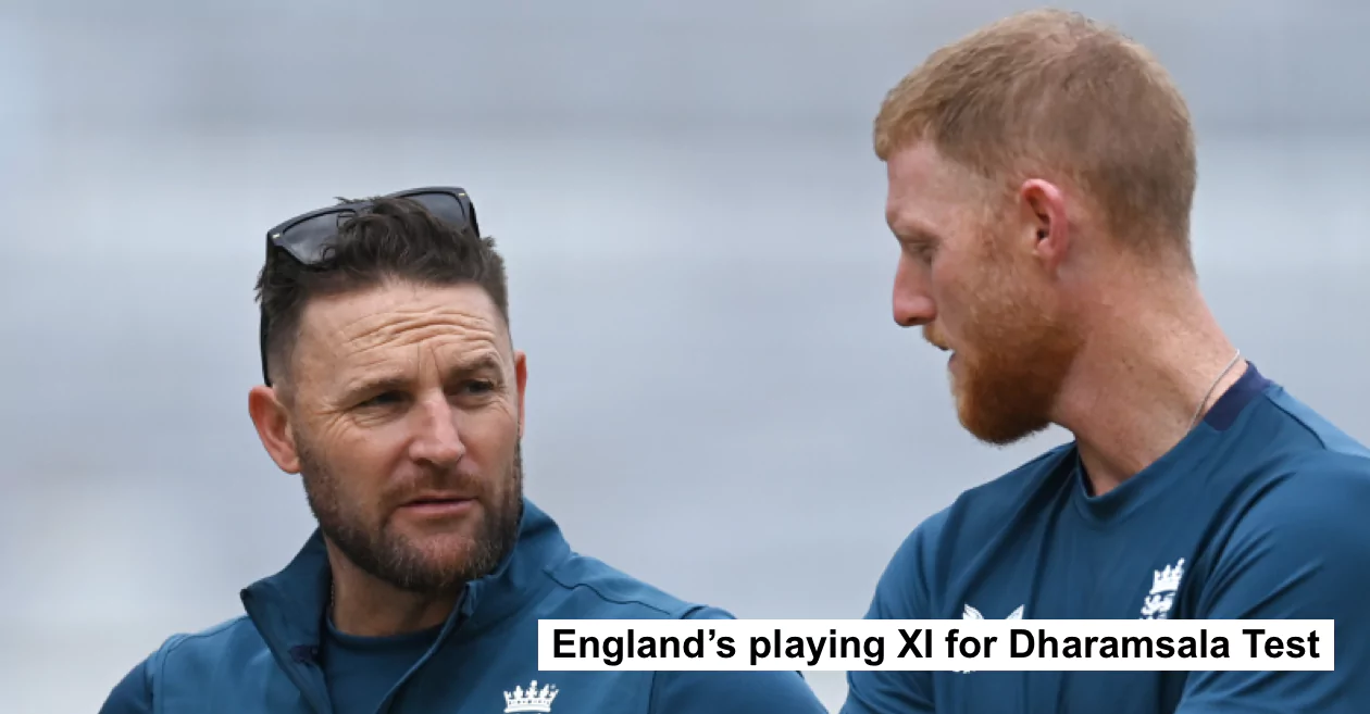 England announced their playing XI for Dharamsala Test