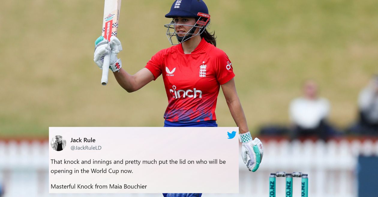 Twitter reactions: Maia Bouchier’s stunning knock propels England to series-clinching win over New Zealand in 4th Women’s T20I