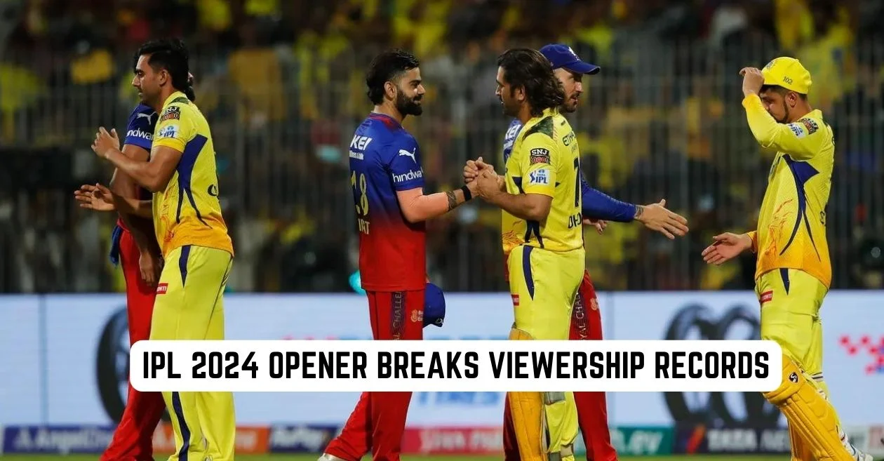 IPL 2024 opener between CSK and RCB breaks viewership records
