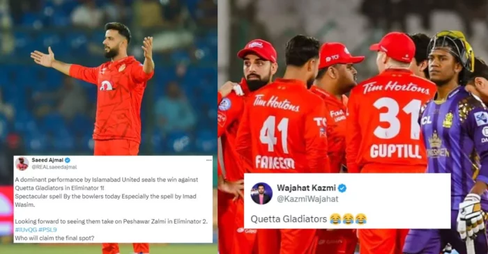 PSL 2024 [Twitter reactions]: Imad Wasim drives Islamabad United to victory against Quetta Gladiators in the Eliminator
