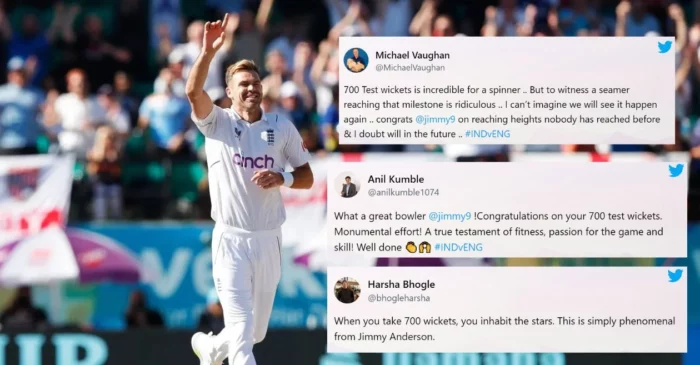 Cricket fraternity hails James Anderson as he becomes first seamer to bag 700 Test wickets – IND vs ENG