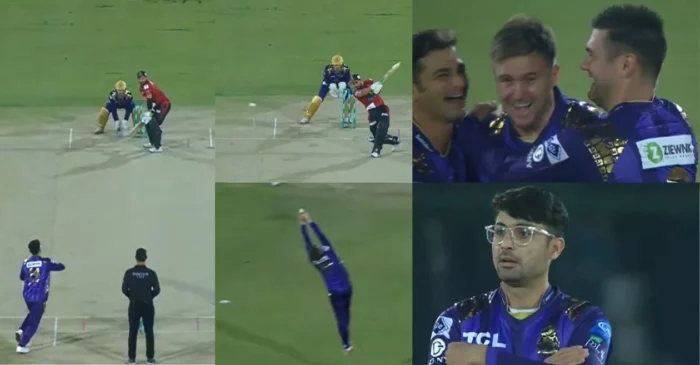 PSL 2024 [WATCH]: Jason Roy pulls off an exceptional catch to send Sahibzada Farhan packing in QUE vs LAH clash