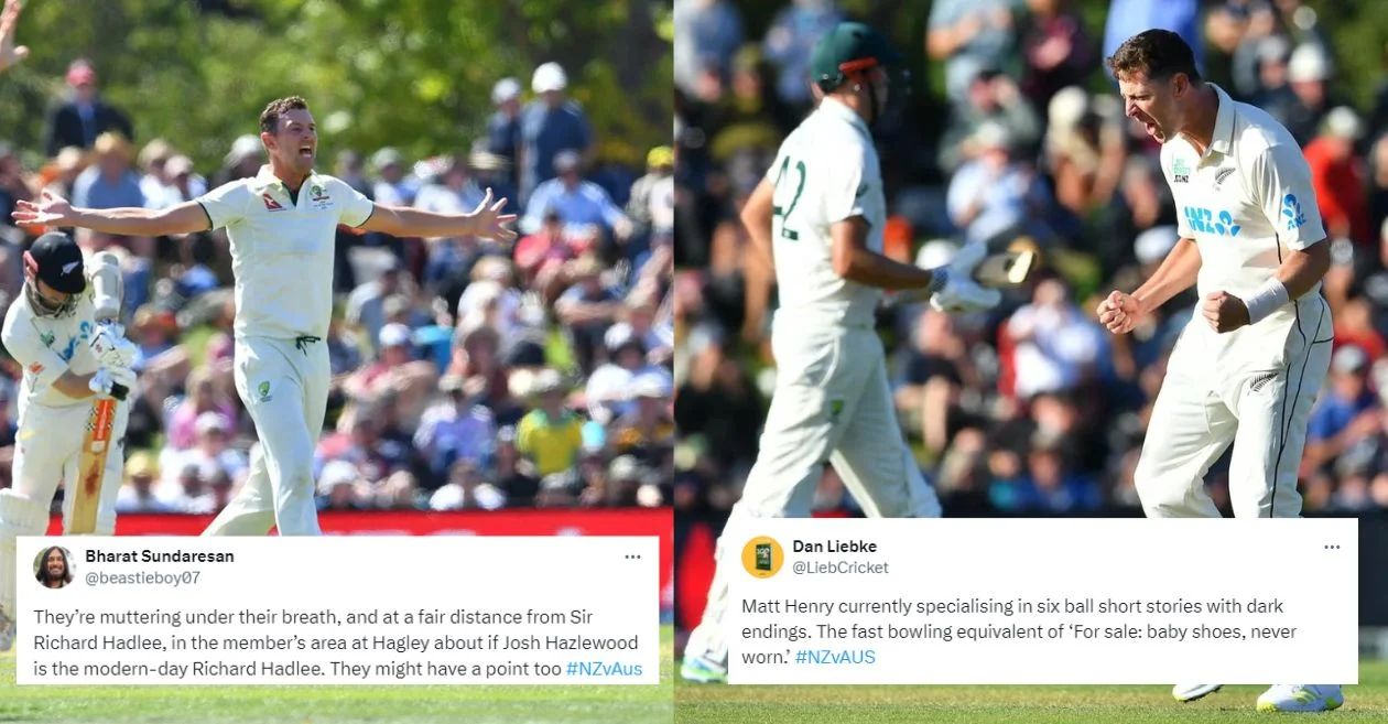 Twitter reactions: Josh Hazlewood dismantles New Zealand before Matt Henry’s late strikes blow away Australia’s top order