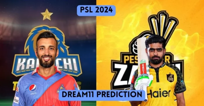 PSL 2024, KAR vs PES: Match Prediction, Dream11 Team, Fantasy Tips & Pitch Report | Karachi Kings vs Peshawar Zalmi