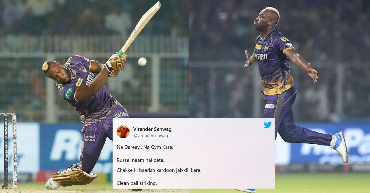 Twitter reactions Andre Russell’s allround heroics steer KKR to a