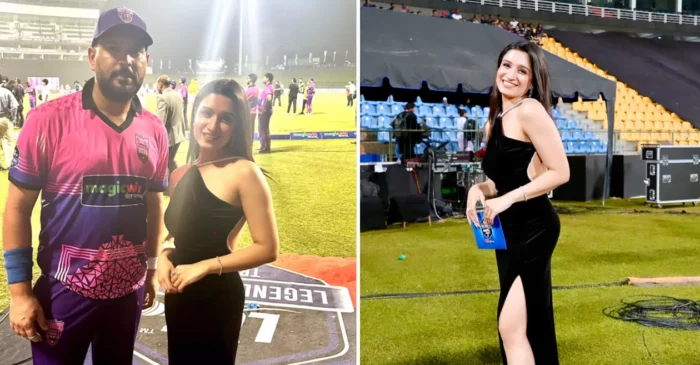In pics: Meet Shefali Bagga, the charismatic presenter and anchor of Legends Cricket Trophy 2024