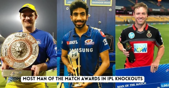 Players with most Man of the Match awards in IPL knockouts