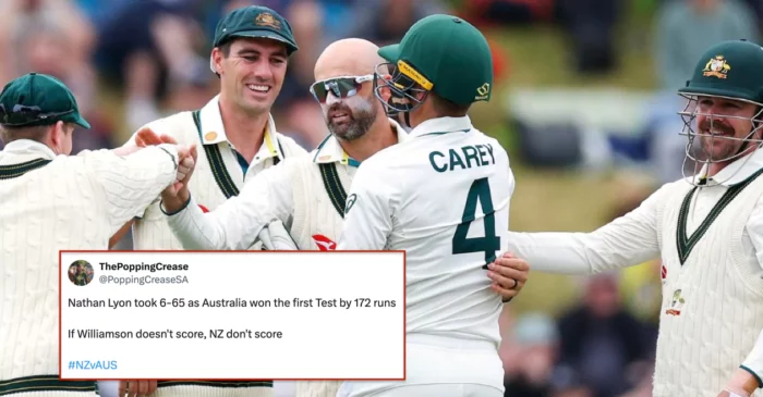 Twitter reactions: Nathan Lyon spins Australia to dominant victory over New Zealand in Wellington Test