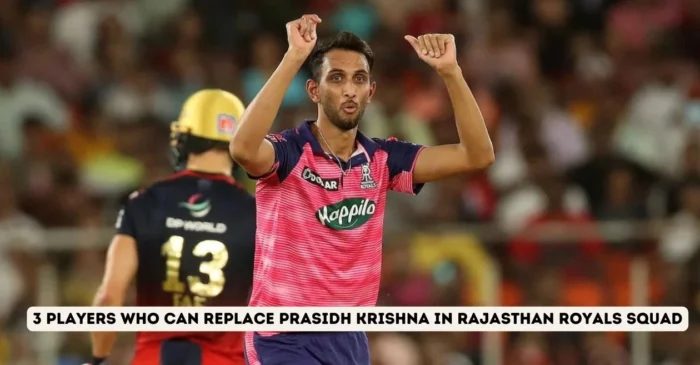 IPL 2024: 3 players who can replace Prasidh Krishna in Rajasthan Royals (RR) squad