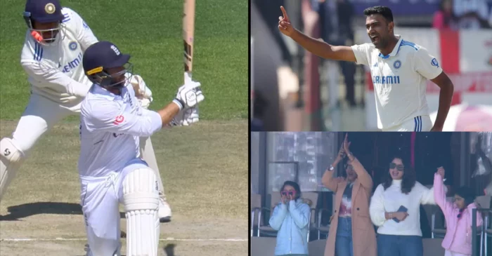 IND vs ENG [WATCH]: Ravichandran Ashwin removes Ben Foakes to pick up his record Test fifer; family rejoices from the stands