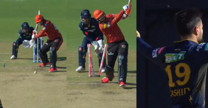 WATCH: Rashid Khan shatters Heinrich Klaasen’s stumps with a brilliant googly in GT vs SRH clash | IPL 2024