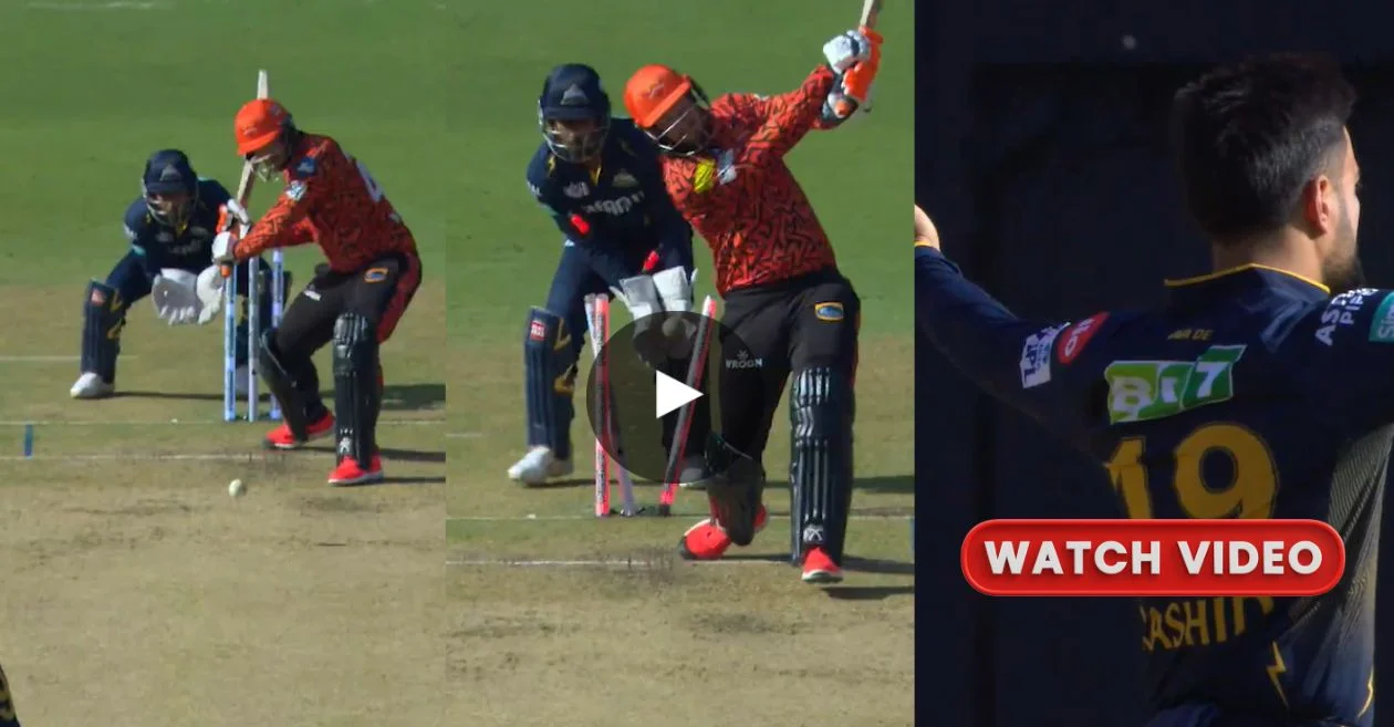 WATCH: Rashid Khan destroys Heinrich Klaasen’s stumps with a spectacular googly in GT vs SRH match | IPL 2024
