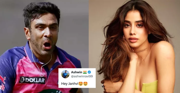 IPL 2024: Ravichandran Ashwin engages in a hilarious banter with Janhvi Kapoor parody; leaves fans in spits