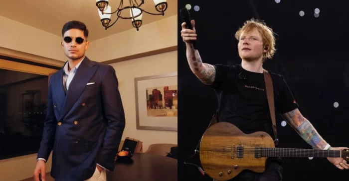 Team India’s Shubman Gill joins global singing star Ed Sheeran for a game of cricket