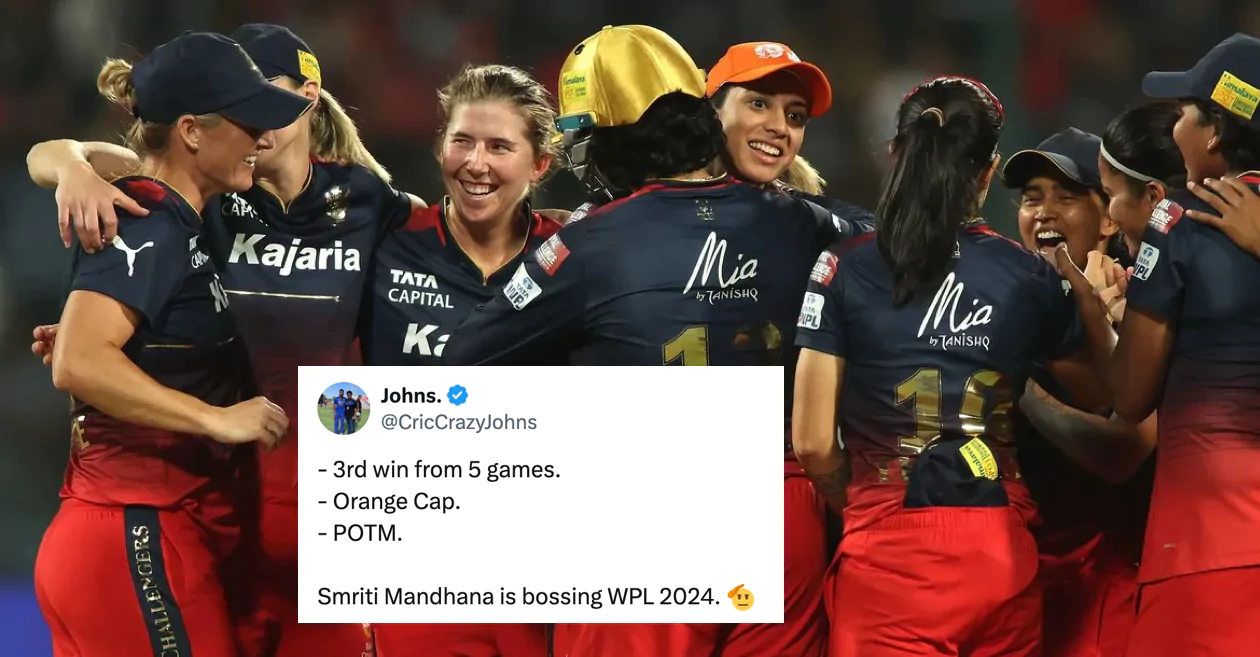 Twitter reactions: Smriti Mandhana, Ellyse Perry shine as RCB end Bengaluru leg with dominant win over UP Warriorz