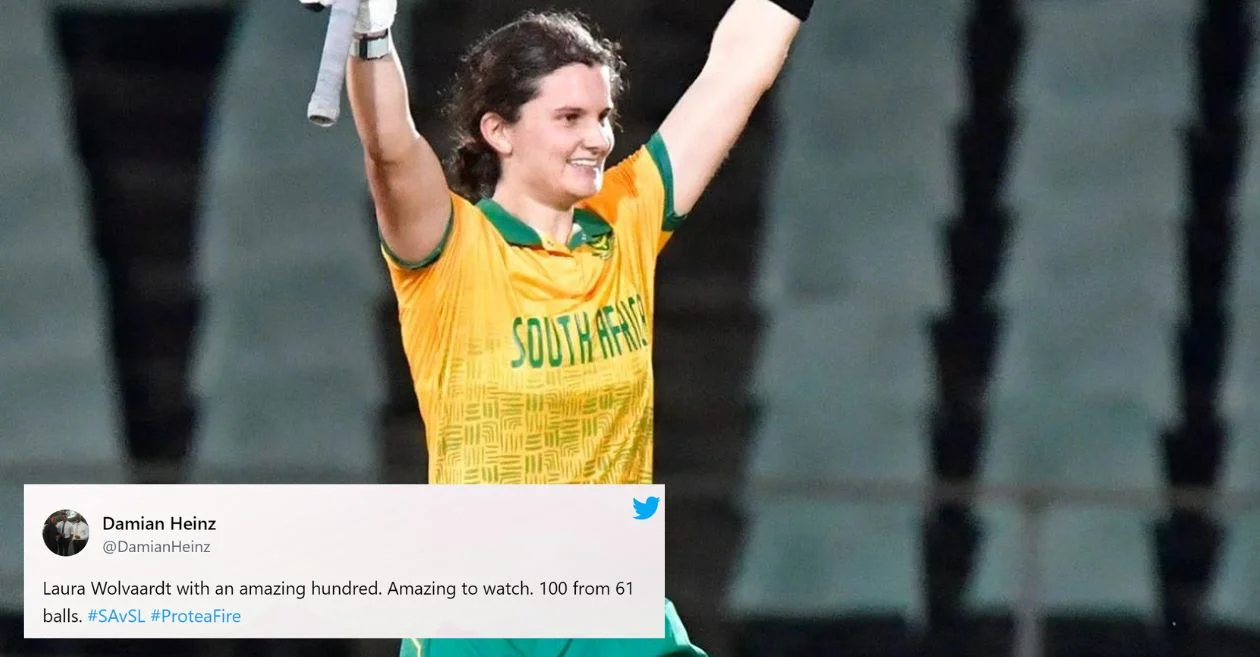 Twitter reactions: Laura Wolvaardt’s sizzling ton steers South Africa to emphatic win over Sri Lanka in 1st Women’s T20I