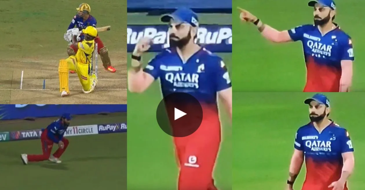 IPL 2024: Virat Kohli’s Animated Send-Off to Rachin Ravindra in CSK vs RCB Match (WATCH)