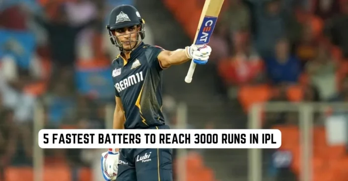 Top 5 fastest batters to reach 3000 runs in the Indian Premier League (IPL)