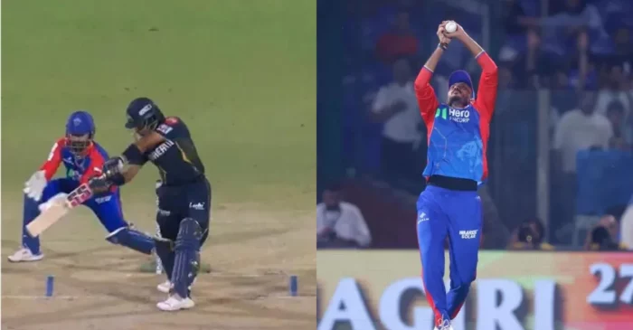 IPL 2024 [WATCH]: Axar Patel jumps high to grab an astonishing catch of Wriddhiman Saha in DC vs GT match