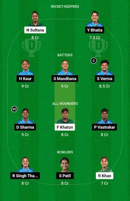 BAN-W vs IND-W Dream11 Team for today's match - 2nd T20I