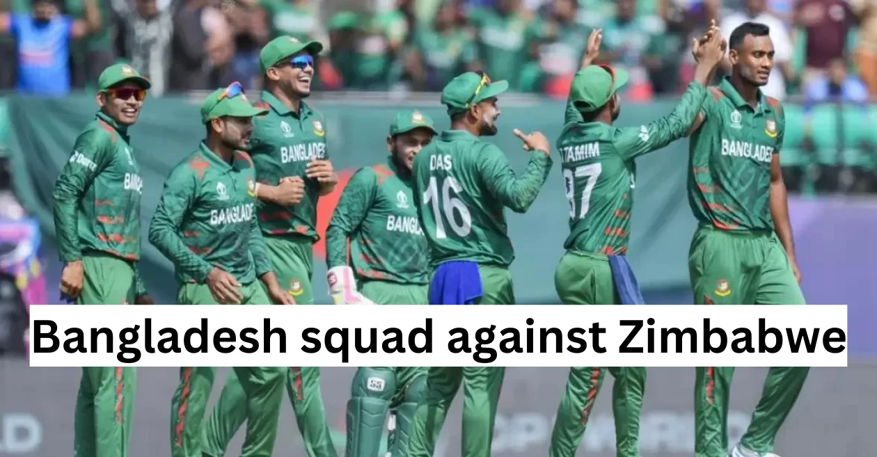 Bangladesh squad against Zimbabwe