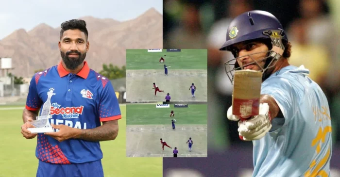 WATCH: Nepal’s Dipendra Singh Airee emulates Yuvraj Singh by smashing 6 sixes in an over