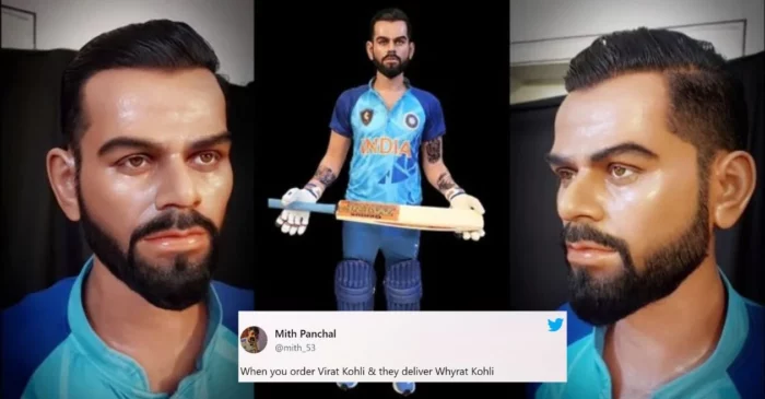 ‘Virat Kohli from meesho’: Fans react after Indian superstar’s wax statue pics go viral on the internet