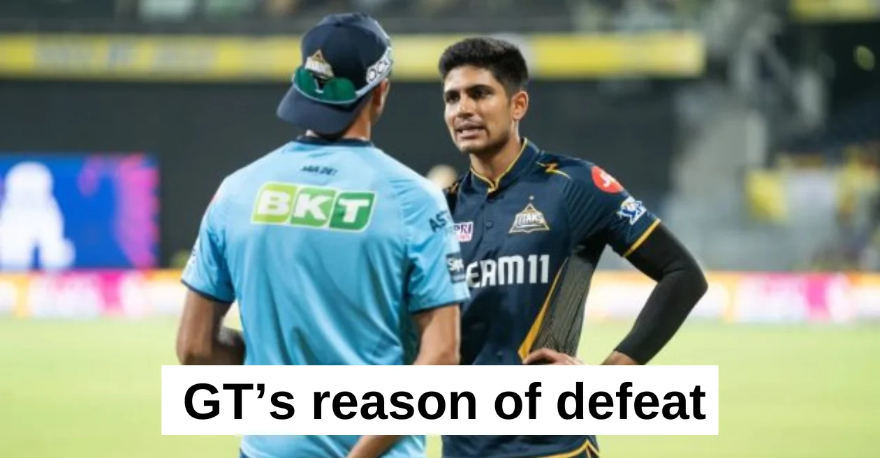 GT captain Shubman Gill reveals the reason of defeat against DC