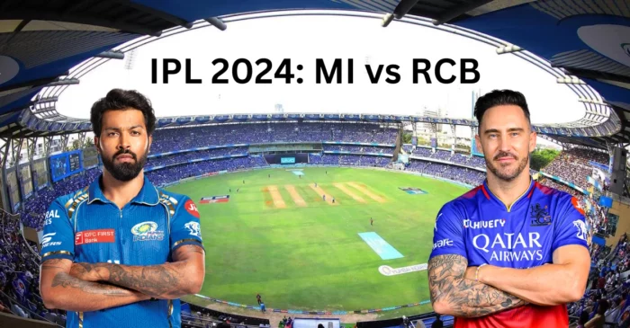 IPL 2024, MI vs RCB: Wankhede Stadium Pitch Report, Mumbai Weather Forecast, T20 Stats & Records | Mumbai Indians vs Royal Challengers Bengaluru